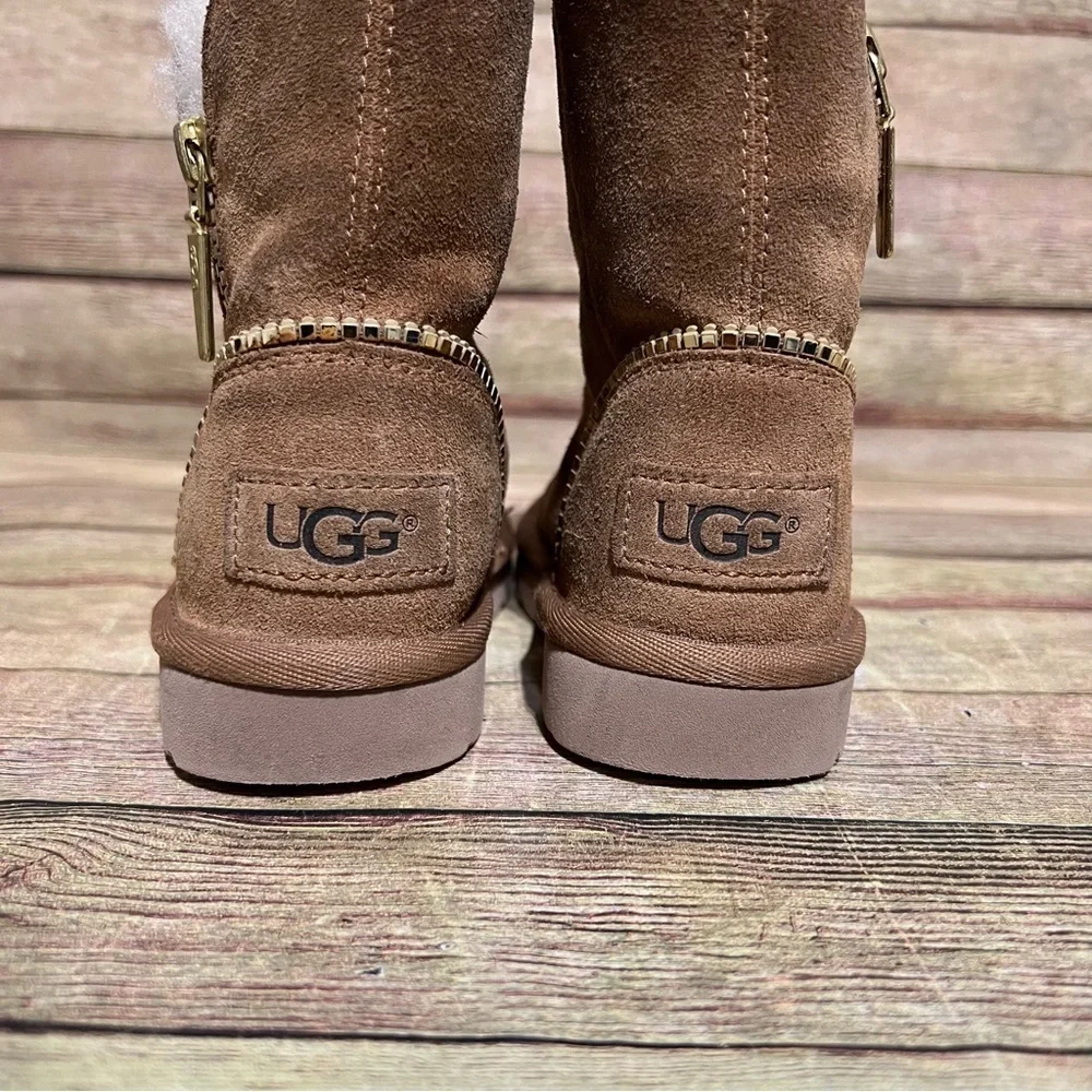 Ugg Brown Suede Florence Winter Boots